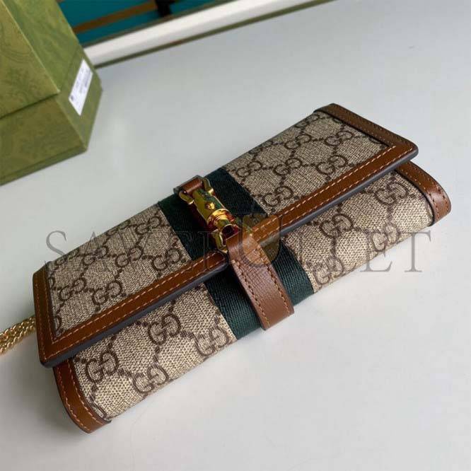 GUCCI JACKIE 1961 CHAIN WALLET 652681 (19*10*3.5cm)